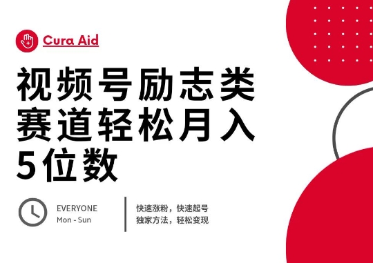 视频号励志类赛道快速涨粉500+，快速起号，轻松变现月入过W-网创168